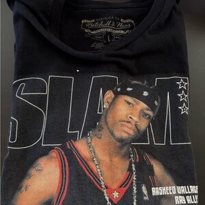 Mitchell & Ness Black SLAM Graphic Tee
